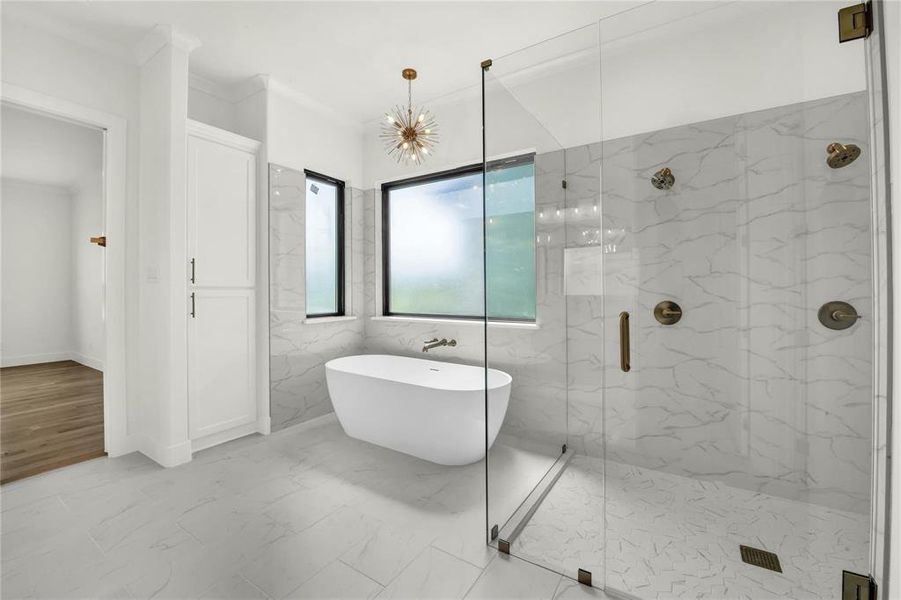 Furnished interior view inside a new home in , Aledo (Image 15).