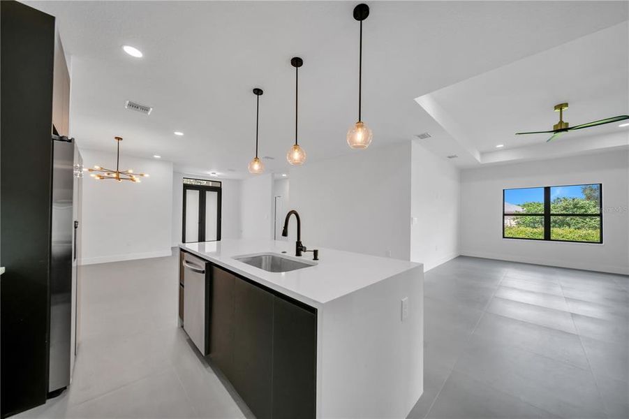 Furnished interior view inside a new home in , North Port (Image 9).