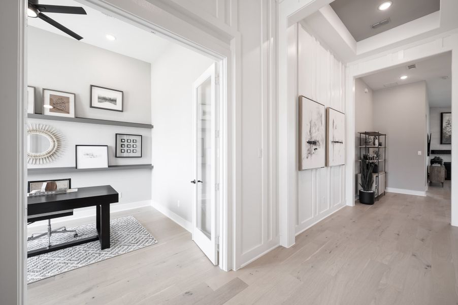 Representative furnished interior of a home built from the Fulbright by Tri Pointe Homes in Vale Collection At Evergrove, Richmond (Image 5).