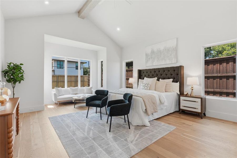 Furnished interior view inside a new home in , Dallas (Image 18).