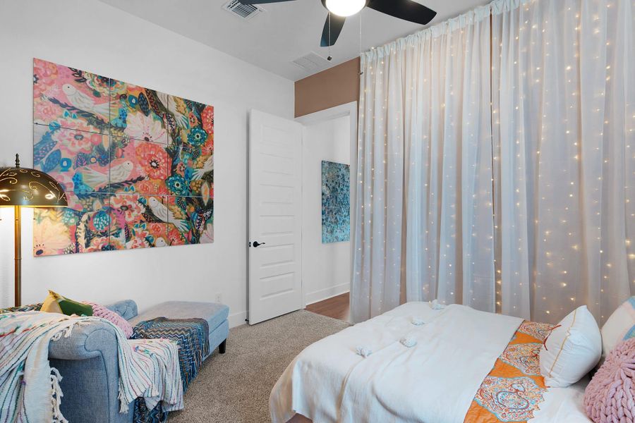 Furnished interior view inside a new home in Lariat, Liberty Hill (Image 107).