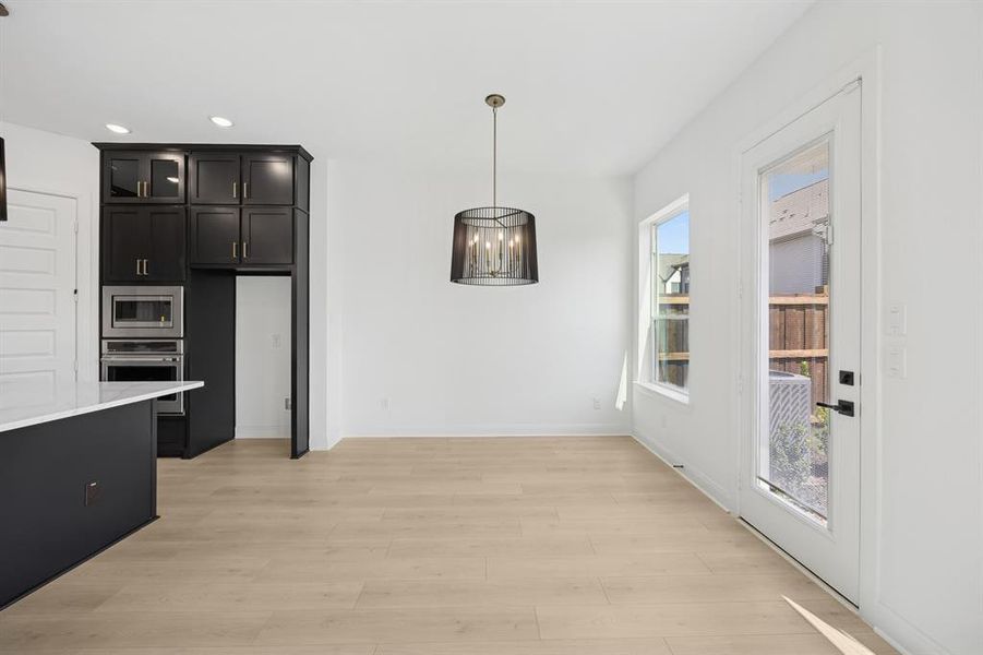 Furnished interior view inside a new home in Greenville Heights, Dallas (Image 8). Furnished interior view inside a new home in Greenville Heights, Dallas (Image 8).