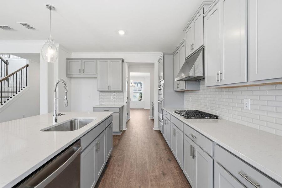 Furnished interior view inside a new home in Reserve at Hickory Walk, Kennesaw (Image 16).