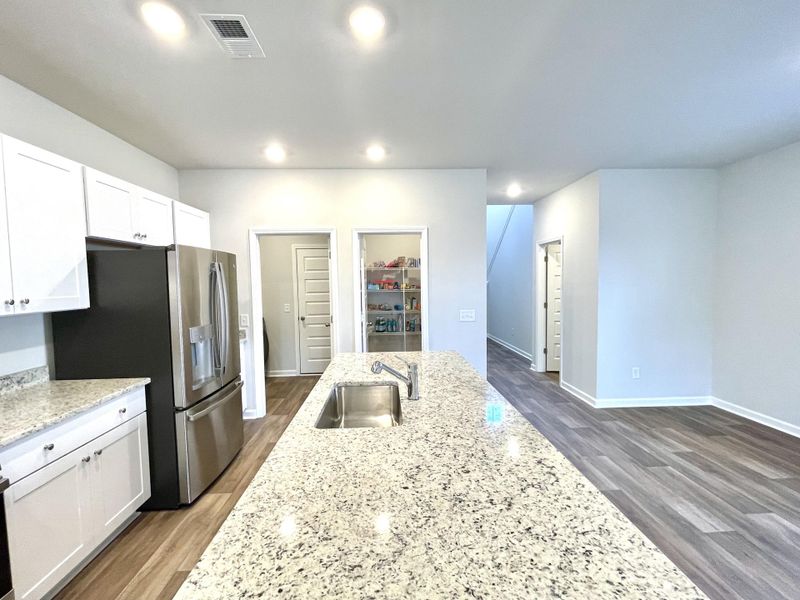 Furnished interior view inside a new home in Lindera Preserve at Cane Bay Plantation, Summerville (Image 9). Furnished interior view inside a new home in Lindera Preserve at Cane Bay Plantation, Summerville (Image 9).