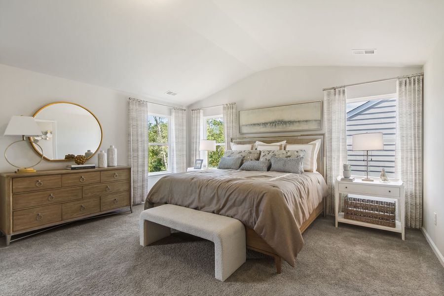 Furnished interior view inside a new home in Bridgeport Single Family Homes, Greenville (Image 29).