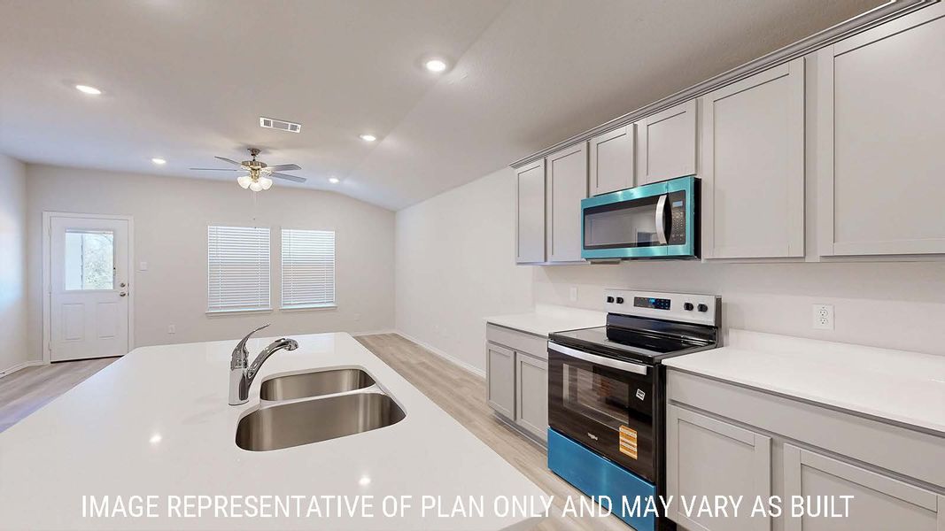 Furnished interior view inside a new home in Turnbo Ranch, Killeen (Image 4).