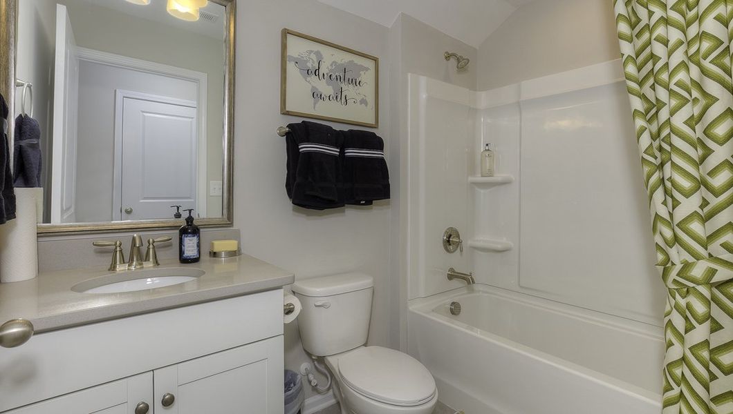 Furnished interior view inside a new home in Reserve at Tap Root Farms, Fletcher (Image 32). Furnished interior view inside a new home in Reserve at Tap Root Farms, Fletcher (Image 32).