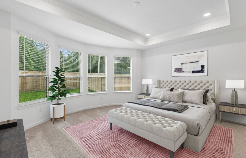 Furnished interior view inside a new home in Mavera, Conroe (Image 4). Furnished interior view inside a new home in Mavera, Conroe (Image 4).