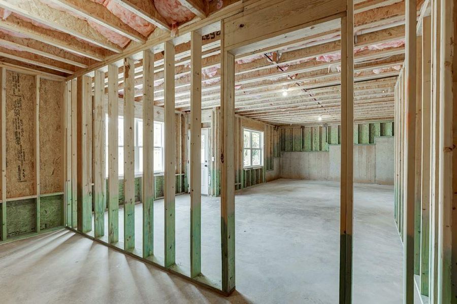 In-progress construction of a new home in , Buford, GA (Image 43).