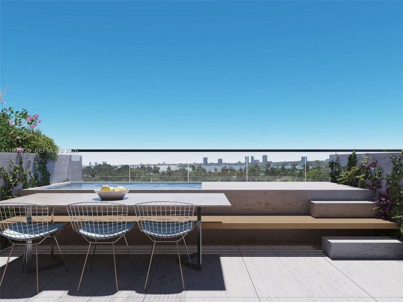 Exterior details and patio area of a home in , Bay Harbor Islands (Image 14).