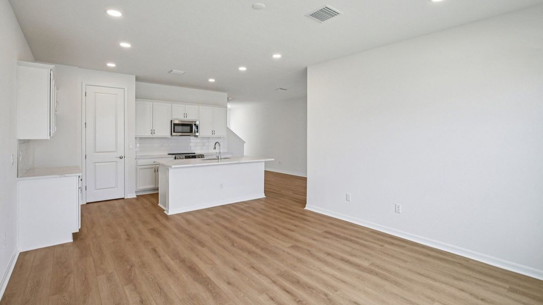 Furnished interior view inside a new home in Isla Mirada, San Antonio (Image 11).