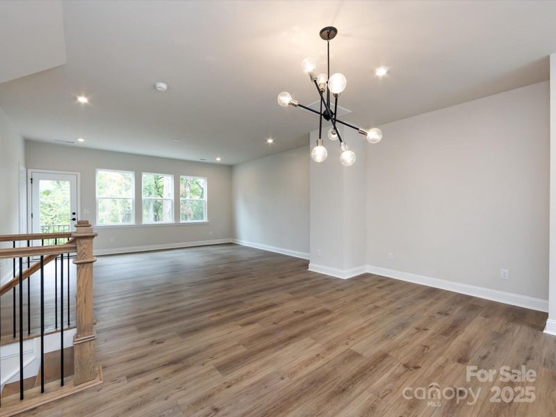 Dining Space Bridging Kitchen and Great Room.