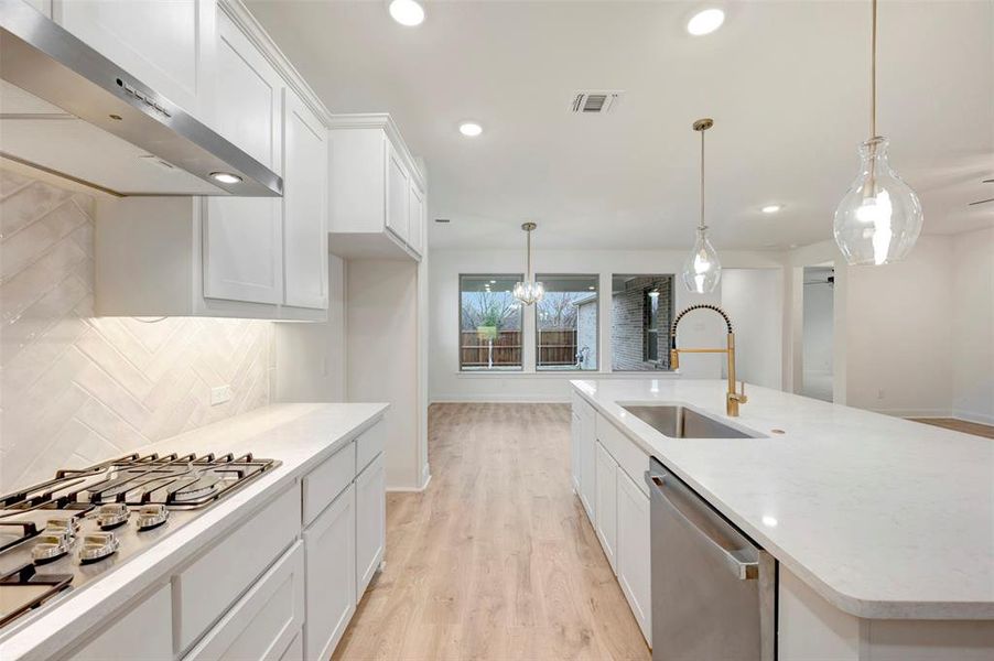 Furnished interior view inside a new home in Karis - Village Series, Crowley (Image 9).