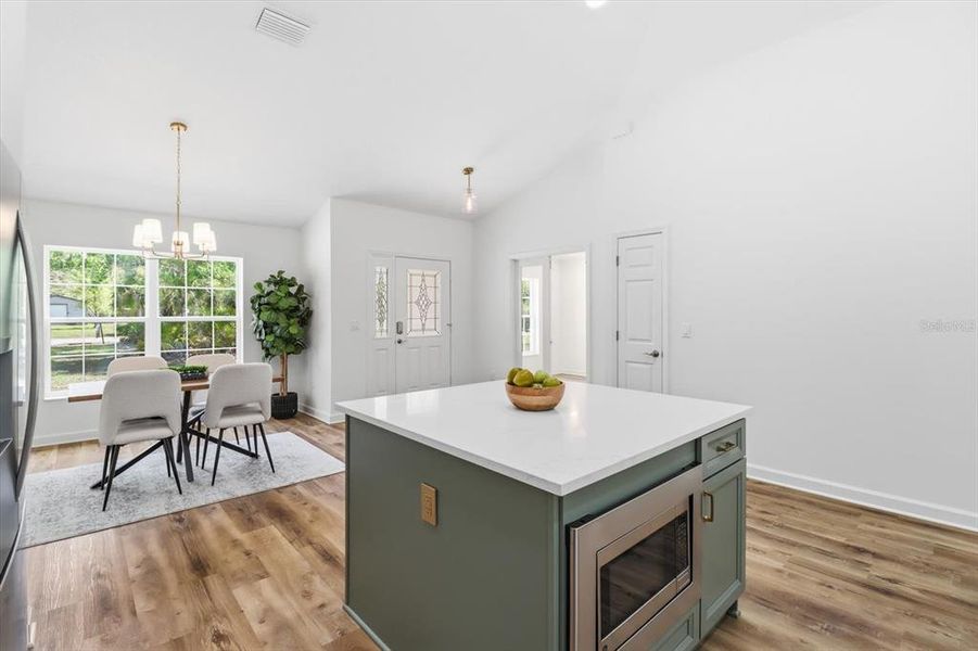 Furnished interior view inside a new home in , Crystal River (Image 16).