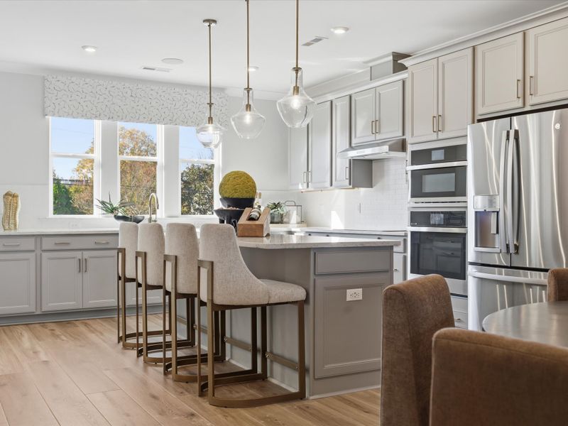 Furnished interior view inside a new home in Ross Farms, Charlotte (Image 11).