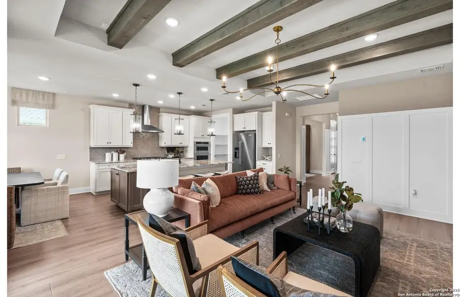 Furnished interior view inside a new home in Del Webb New Braunfels at Veramendi, New Braunfels (Image 9).