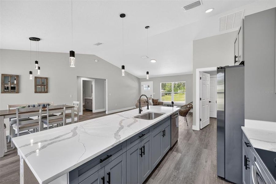 Furnished interior view inside a new home in , Dunnellon (Image 6).