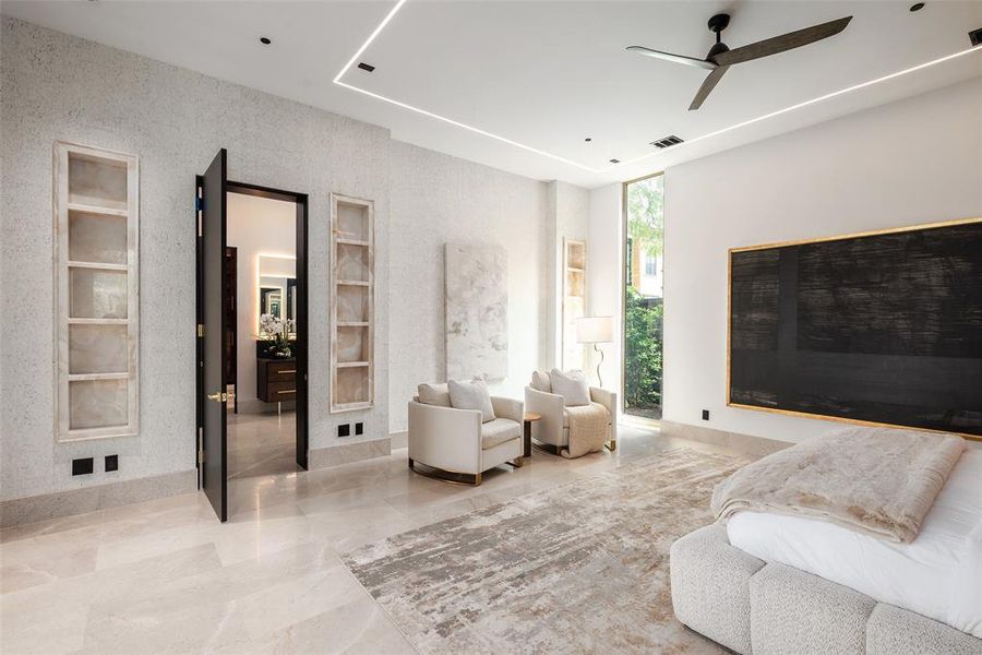 Furnished interior view inside a new home in , Dallas (Image 17).