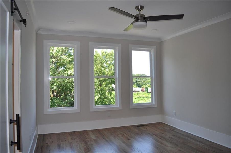 Spacious, unfurnished interior of a new home in The Carlyle, Marietta (Image 28).