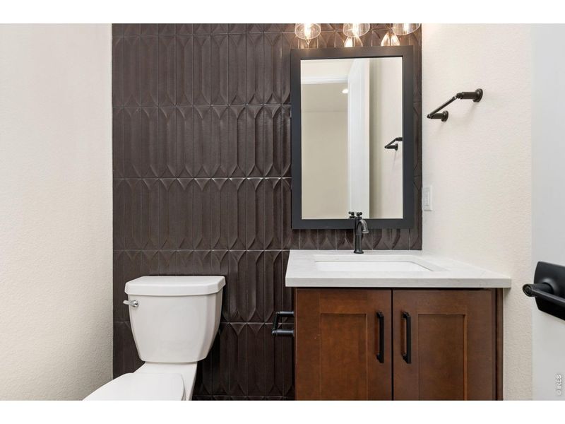 Furnished interior view inside a new home in RainDance, Windsor (Image 13).