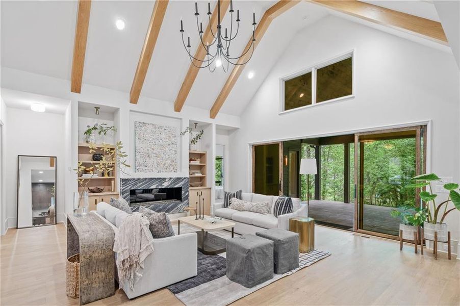 Furnished interior view inside a new home in , Cumming (Image 5).