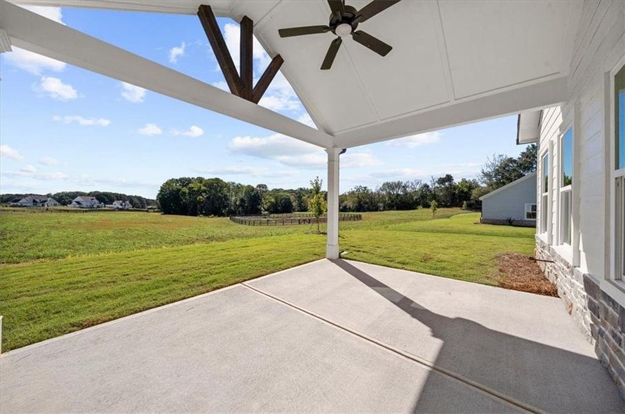Exterior details and patio area of a home in , Cumming (Image 38).