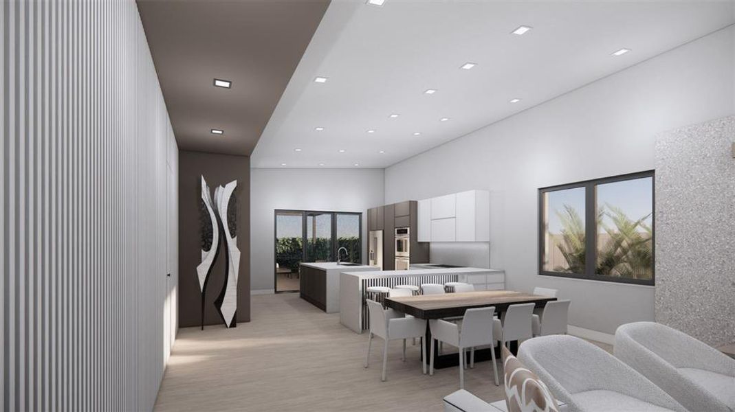 Furnished interior view inside a new home in , Sarasota (Image 18).