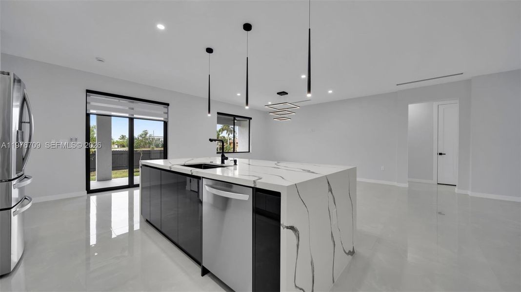 Furnished interior view inside a new home in , Cape Coral (Image 7).