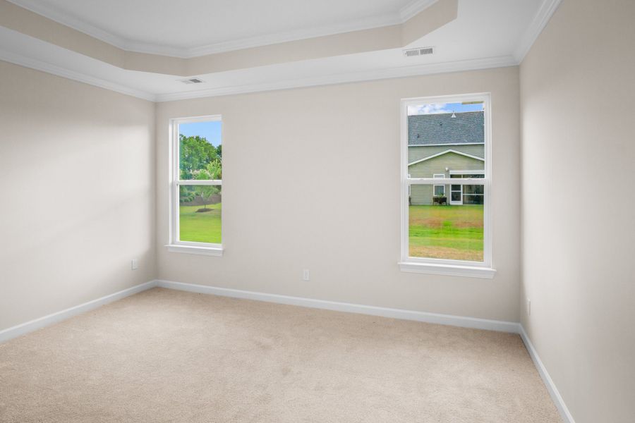 Spacious, unfurnished interior of a new home in Traditions at Carolina Forest, Myrtle Beach (Image 10). Spacious, unfurnished interior of a new home in Traditions at Carolina Forest, Myrtle Beach (Image 10).