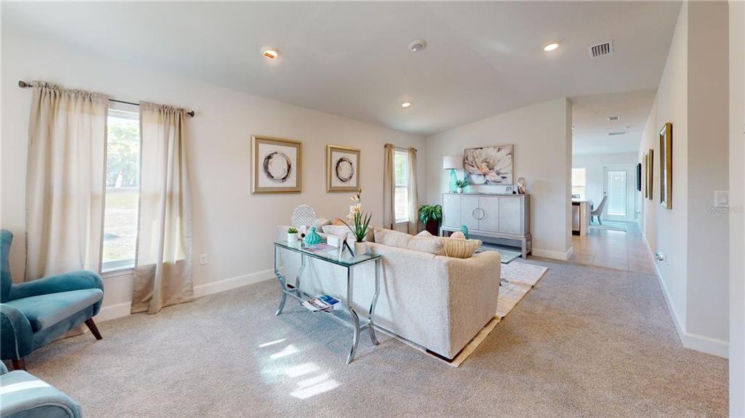 Furnished interior view inside a new home in Rolling Hills, Bell (Image 11).