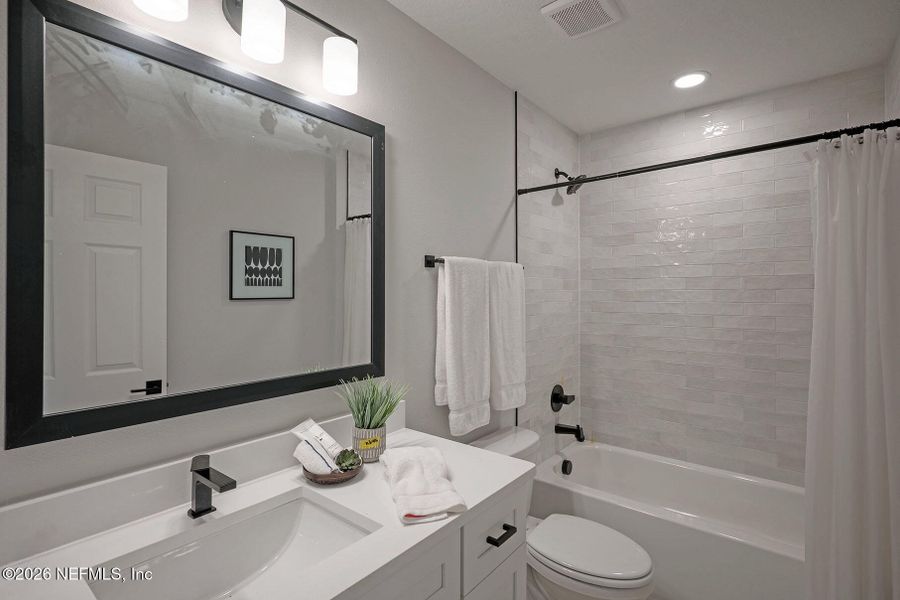 Furnished interior view inside a new home in , St. Johns (Image 23).