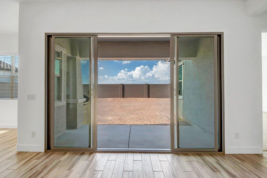 Exterior details and patio area of a home in Palo Verde at North Creek, Queen Creek (Image 3).