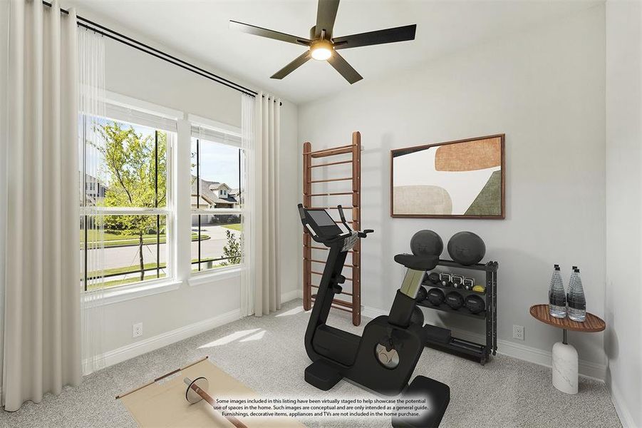 Furnished interior view inside a new home in Ridge Ranch Classic 50, Mesquite (Image 8). Furnished interior view inside a new home in Ridge Ranch Classic 50, Mesquite (Image 8).