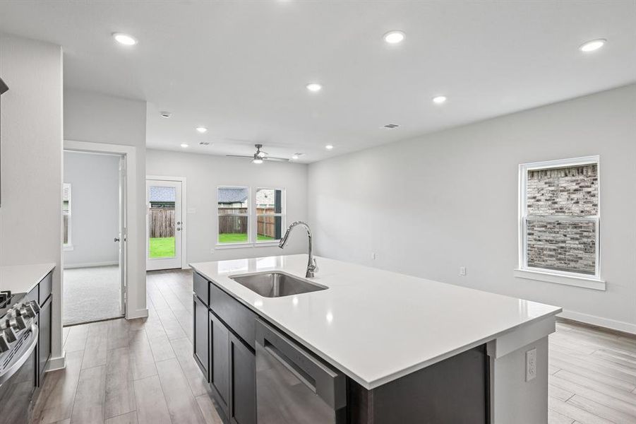 Furnished interior view inside a new home in Overland Grove, Forney (Image 11).