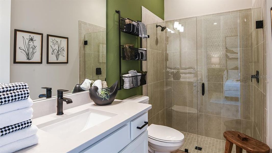 Furnished interior view inside a new home in Esplanade at Center Lake Ranch, St. Cloud (Image 20). Furnished interior view inside a new home in Esplanade at Center Lake Ranch, St. Cloud (Image 20).