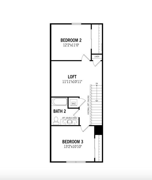 2D floor plan layout for the Sofia by Mattamy Homes in Rainwood, Groveland, FL (Image 3). 2D floor plan layout for the Sofia by Mattamy Homes in Rainwood, Groveland, FL (Image 3).