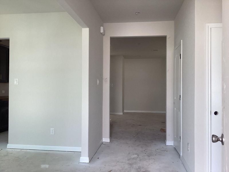 In-progress construction of a new home in The Cottages at Lariat, Liberty Hill, TX (Image 27).