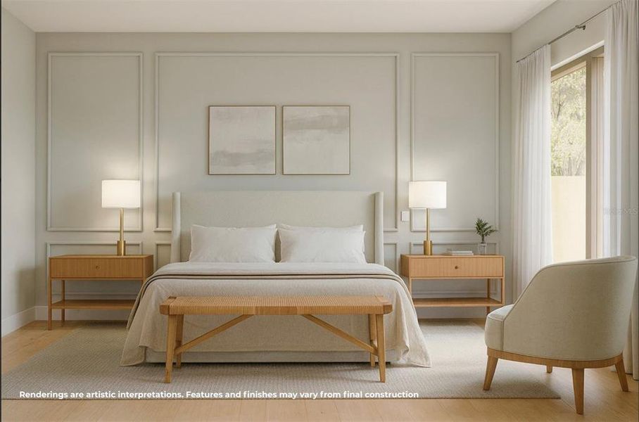 Furnished interior view inside a new home in College Park, Orlando (Image 8).