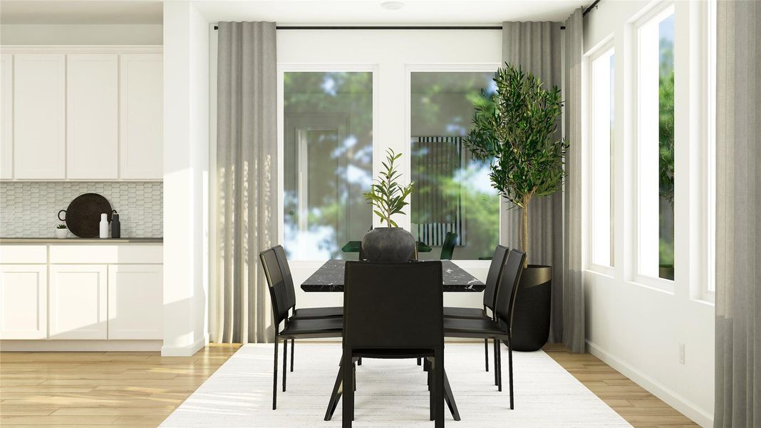 Furnished interior view inside a new home in The Preserve at Rosenberg, Rosenberg (Image 14).