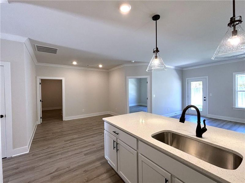 Furnished interior view inside a new home in , Cleveland (Image 9).