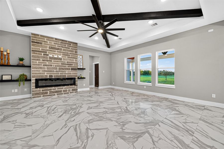 Living area perfect for family time Living area perfect for family time