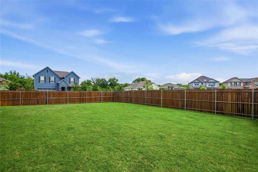 Exterior details and patio area of a home in , Denton (Image 29).
