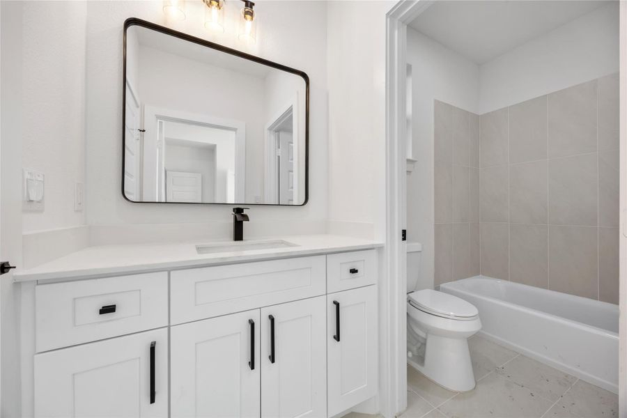 Furnished interior view inside a new home in , Houston (Image 15).