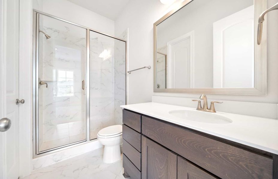 Representative furnished interior of a home built from the 3799AU by Ravenna Homes in Audubon 60′, Magnolia (Image 17).