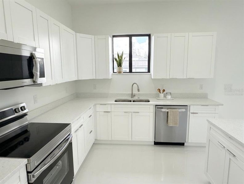 Furnished interior view inside a new home in , Cape Coral (Image 14). Furnished interior view inside a new home in , Cape Coral (Image 14).