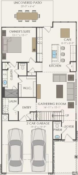 Pulte Homes, Harrison floor plan