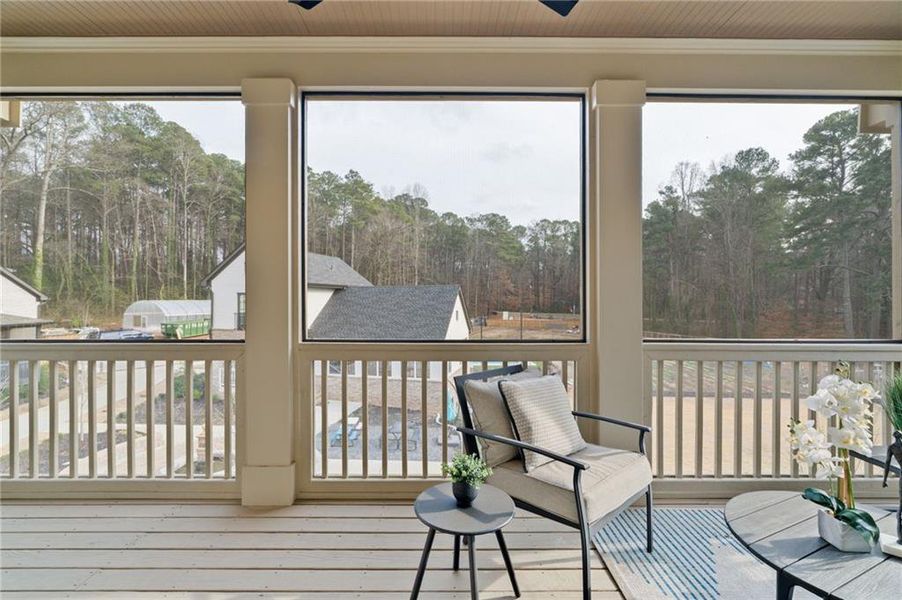 Exterior details and patio area of a home in Pendergrast Farm, Atlanta (Image 27).