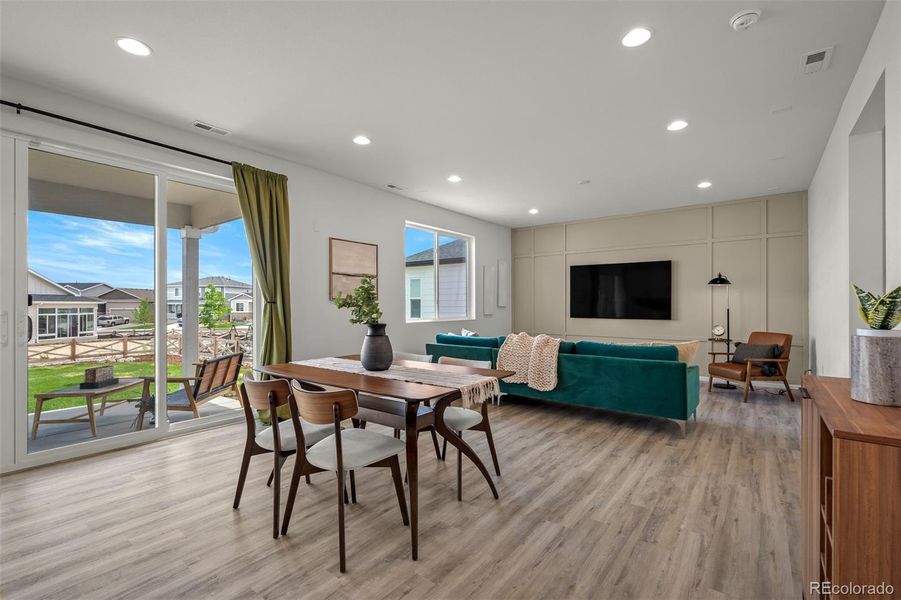 Furnished interior view inside a new home in , Colorado Springs (Image 26).