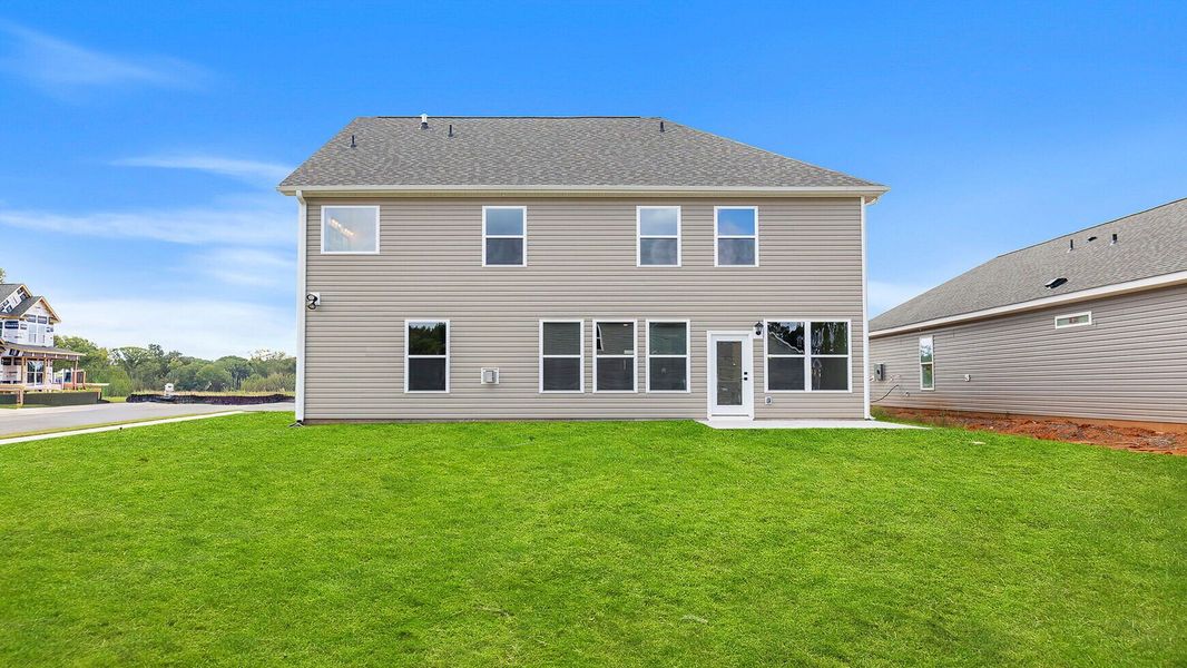 Exterior details and patio area of a home in Seven Oaks, Greenwood (Image 17). Exterior details and patio area of a home in Seven Oaks, Greenwood (Image 17).