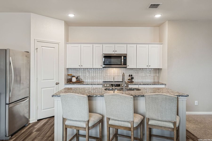 Furnished interior view inside a new home in Liberte, Converse (Image 16). Furnished interior view inside a new home in Liberte, Converse (Image 16).